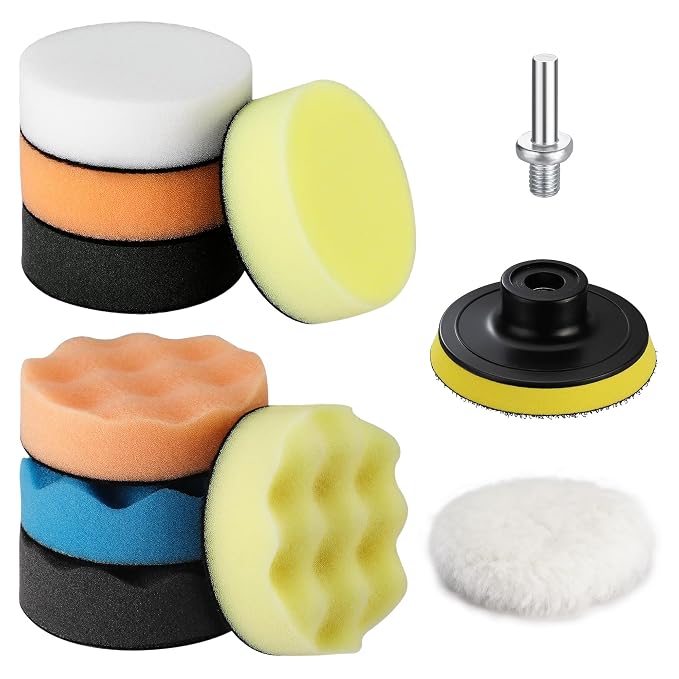 WORKPRO 3 Inch Drill Buffing Pad Kit by WORKPRO