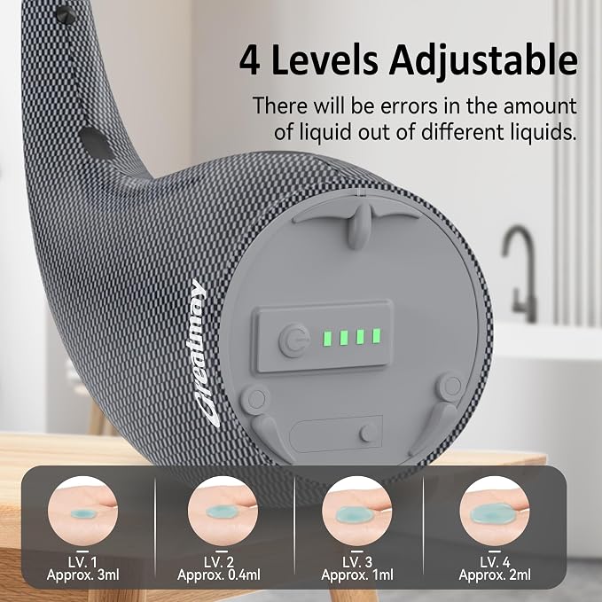 Adjustable Automatic Soap Dispenser Touchless, 4 Adjustable Levels Touchless - Image 6