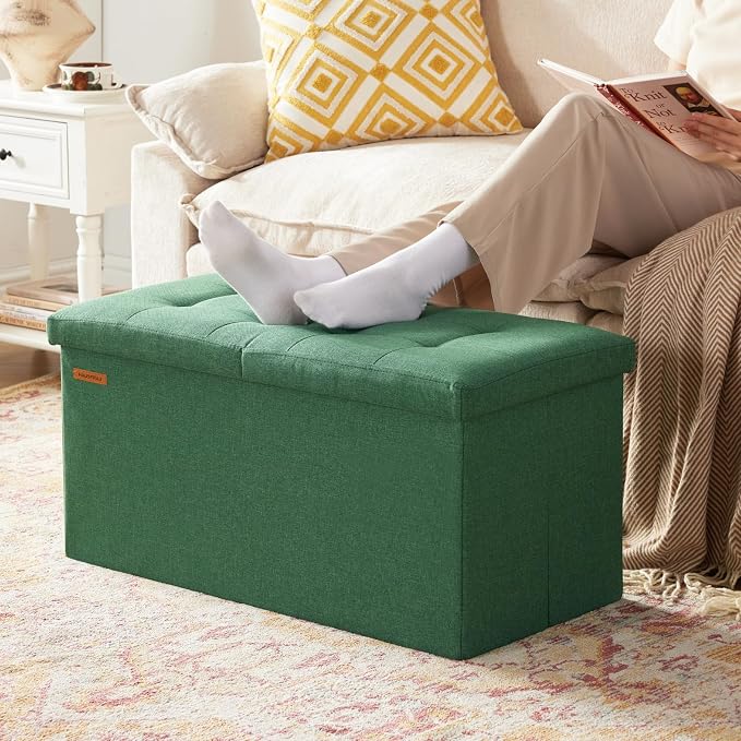 HAUSFRAU - 30 Inches Storage Ottoman Bench - Image 6