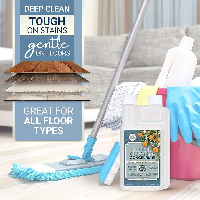 ProCare Citrus Floor Cleaner Concentrate | Vinyl, Stone & Laminate Floor Cleaner - Image 3