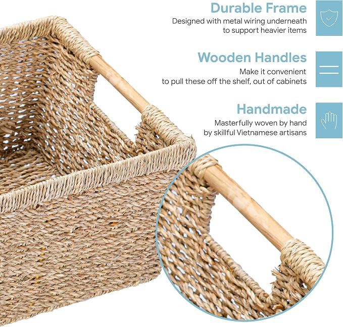 Large Wicker Storage Basket - Image 2