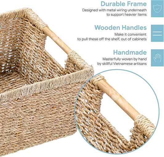 Large Wicker Storage Basket - Image 2