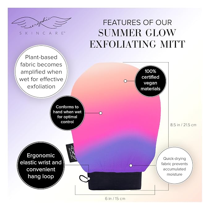 Seraphic Skincare Premium Exfoliating Mitt - Image 3