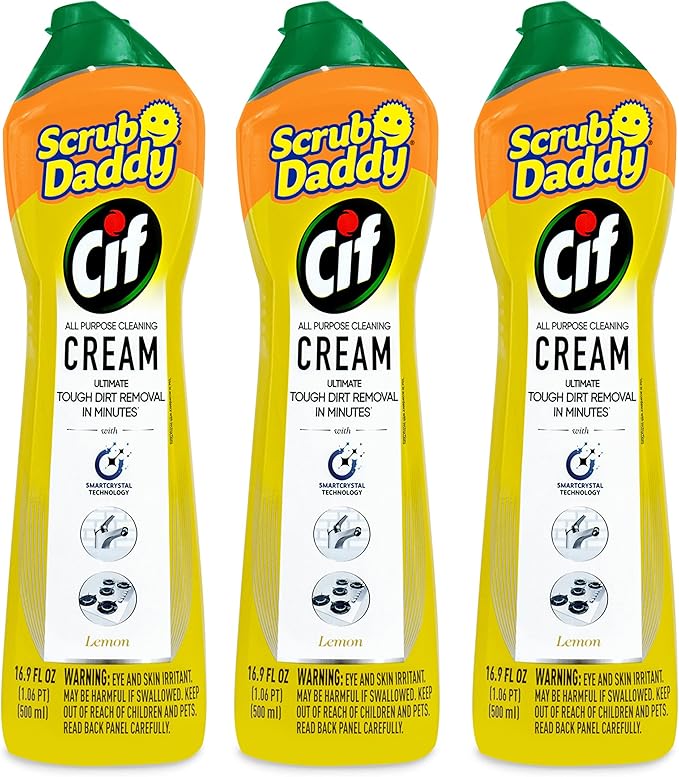 Scrub Daddy Cif Cream All Purpose Cleaner, Lemon by ScrubDaddy