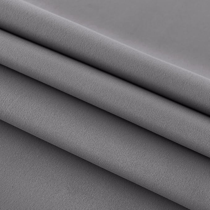 DWCN French Door Curtains – Rod Pocket Thermal Blackout Curtain - Image 5