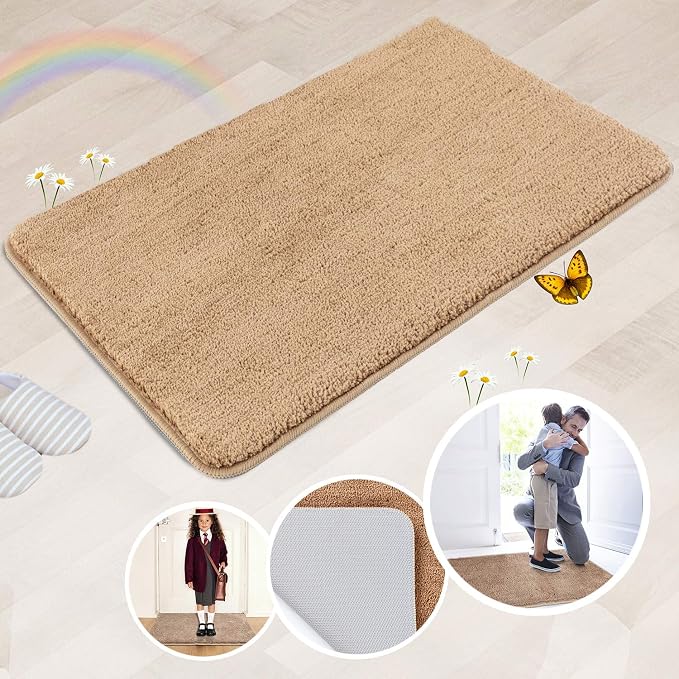 REFETONE Indoor Door Mat, Front Back Door Mat, Non-Slip Absorbent Resist Dirt by Refetone