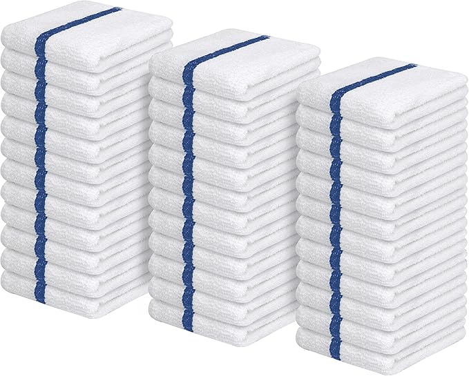 Avalon Towels Terry Bar Mop Towels Size 16"x19" – Absorbent and Durable by AvalonTowels