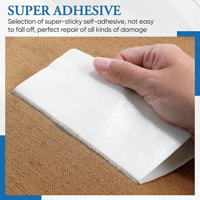 Canvas Patch 5.5 x 8 Inches 6Pcs Self-Adhesive Waterproof Canvas Patch Kit - Image 4