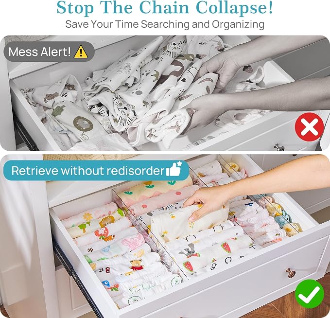 Vtopmart 18 Pack Drawer Dividers - Image 3
