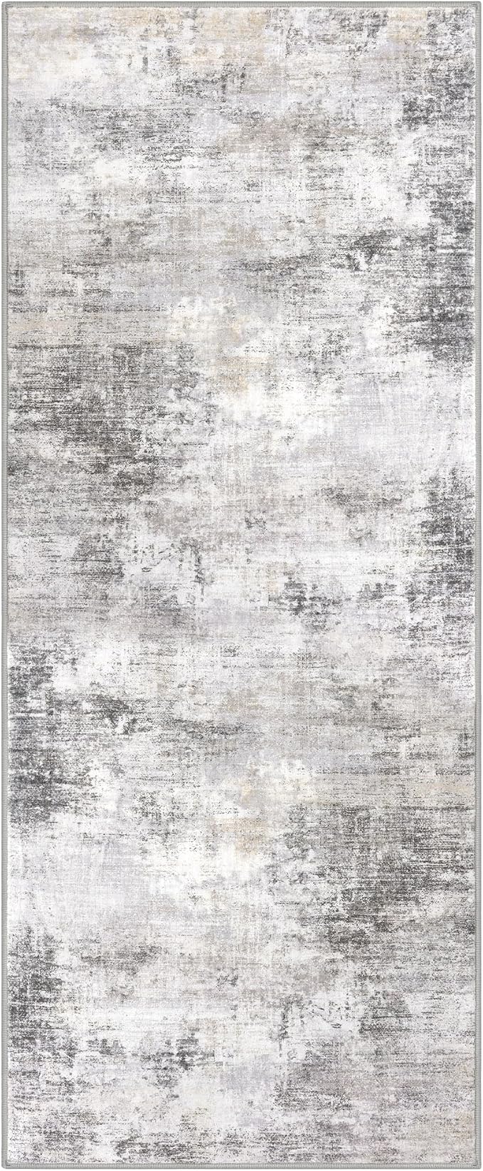 IOHOUZE Abstract Runner Rug 2x5 Ft Washable Runners - Image 9