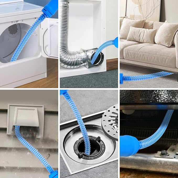 Dryer Cleaner Vent Brush - 70cm or 75cm Long Flexible Dryer Vent Cleaner & - Image 5