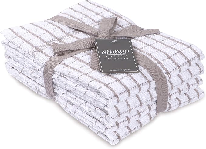 AMOUR INFINI Kitchen Towels Set of 4 by AmourInfini