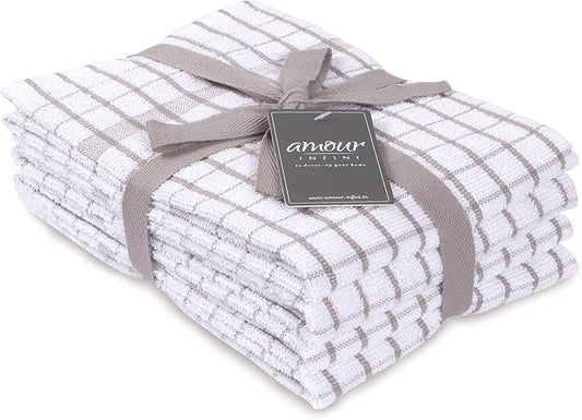 AMOUR INFINI Kitchen Towels Set of 4 by AmourInfini