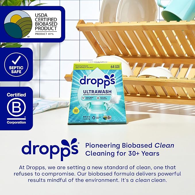 Dropps UltraWash Dishwasher Pods, Unscented - Image 6