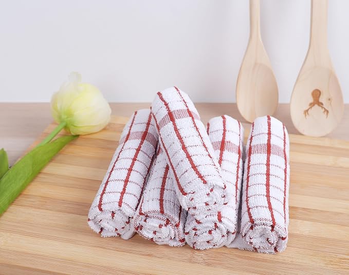 AMOUR INFINI Kitchen Dish Cloths Set of 8 - Image 6