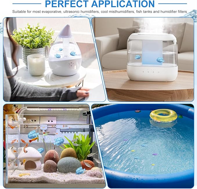 10PC Humidifier Cleaner Fish Universal Humidifier Tank Cleaner Works in All - Image 7