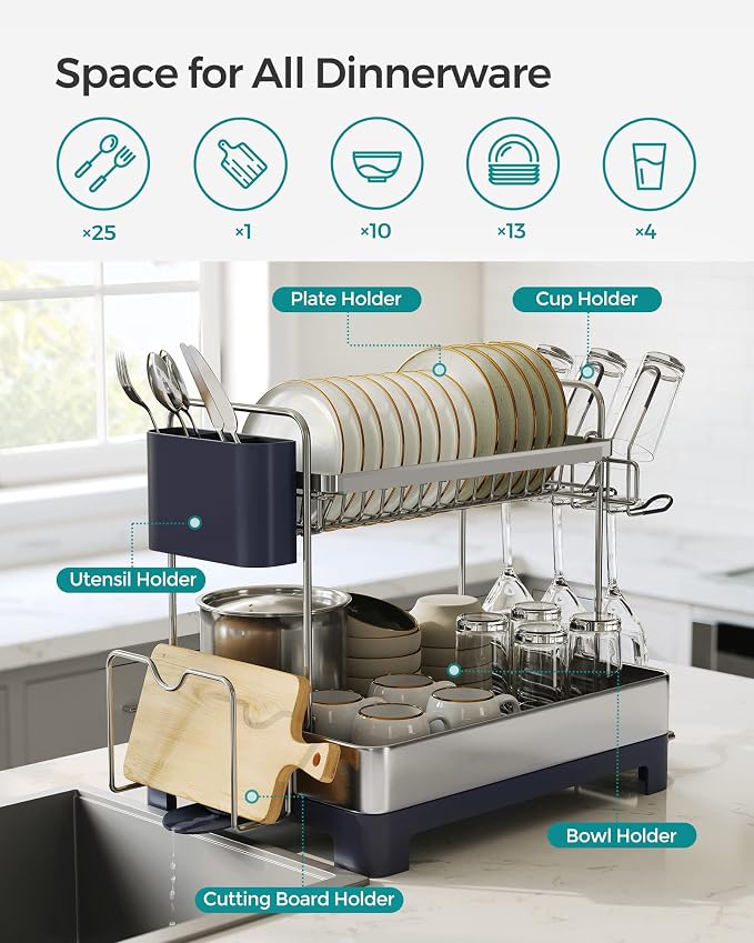 SONGMICS Dish Drying Rack - Image 3