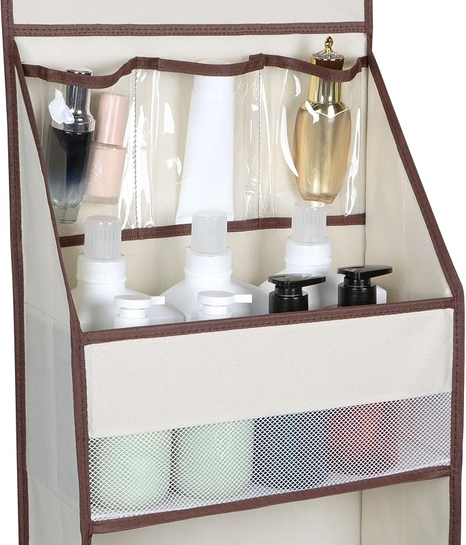 Univivi 5-Shelf Fabric Door Storage Over Door Hanging Organizer - Image 4
