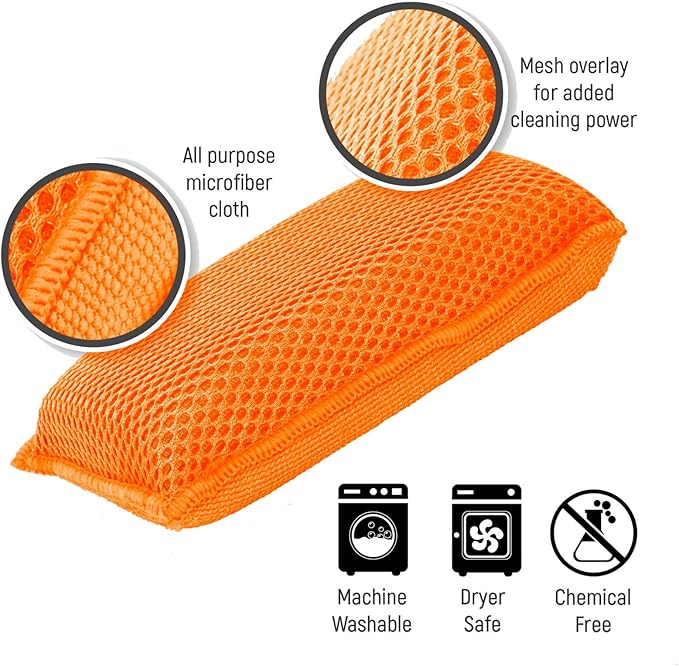 Commercial Miracle Microfiber Kitchen Sponge by Scrub-It - Image 6