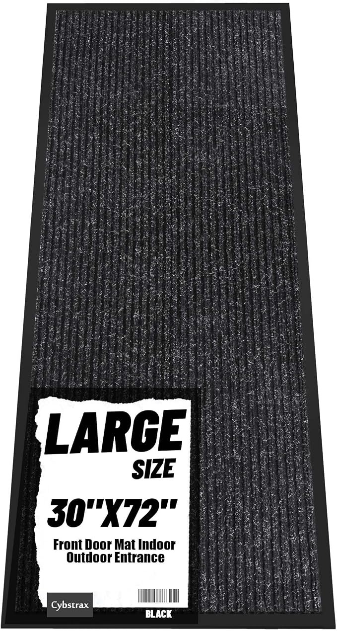 Front Door Mat Indoor Outdoor Entrance, TPR Backing Non-Slip Doormats, Low by Unknown