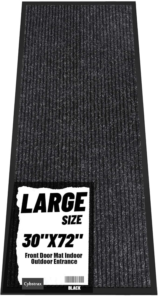 Front Door Mat Indoor Outdoor Entrance, TPR Backing Non-Slip Doormats, Low by Unknown