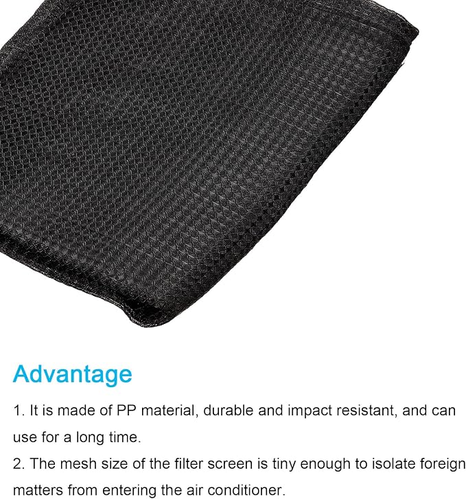 PATIKIL 47.2" x 39.4" Air Conditioner Air Filter Material, Plastic Dustproof - Image 4