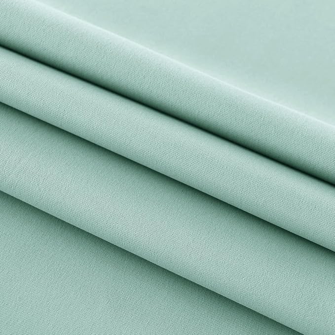 DWCN French Door Curtains – Rod Pocket Thermal Blackout Curtain - Image 5