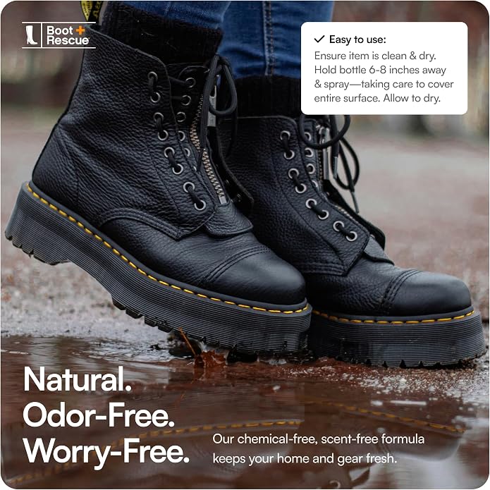 Boot Rescue All-Natural Protector Spray | Premium Waterproof + Stainproof Spray - Image 2