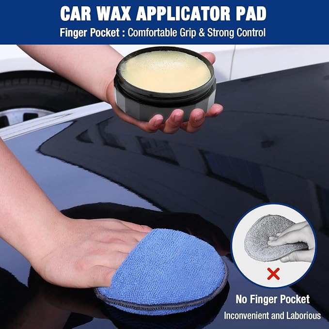 WORKPRO 18-Pack Car Wax Applicator Pads - Image 2