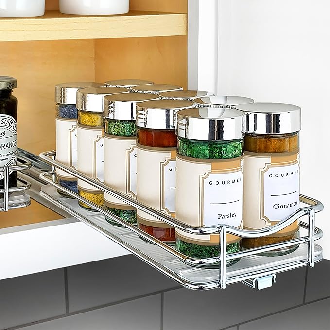 LYNK PROFESSIONAL® Pull Out Spice Rack Organizer by LYNKPROFESSIONAL