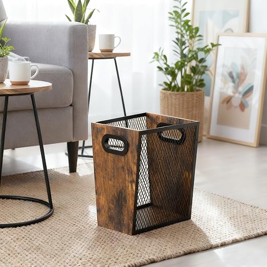 Piskyet Rustic Office Trash Can - Image 2