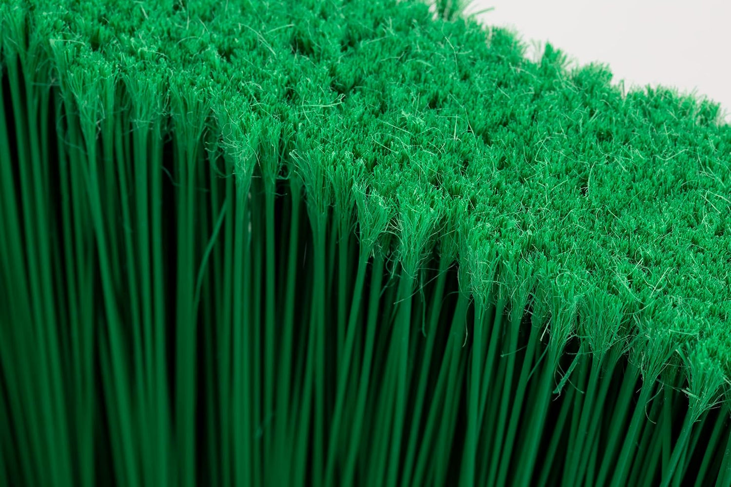 SPARTA 41083EC09 Plastic Color Coded Broom, Unflagged Bristles, Long Broom With Angled Head For Small Debris Cleaning, 56 Inches, Green