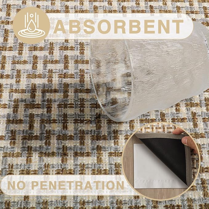 LEKEEPGO Door Mat Indoor Entrance 24"x36", Absorbent Indoor Door Mat, Non Slip - Image 3