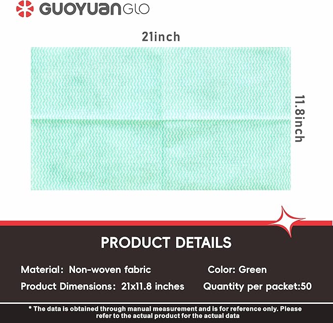 Disposable Dish Cloths Disposable Cleaning Towels Heavy Duty Reusable Cleaning - Image 2