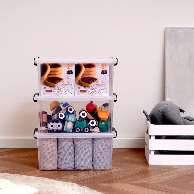 Citylife 32 QT Plastic Storage Bins - Image 3
