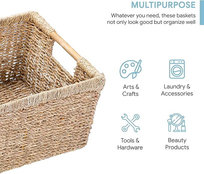 Large Wicker Storage Basket - Image 3