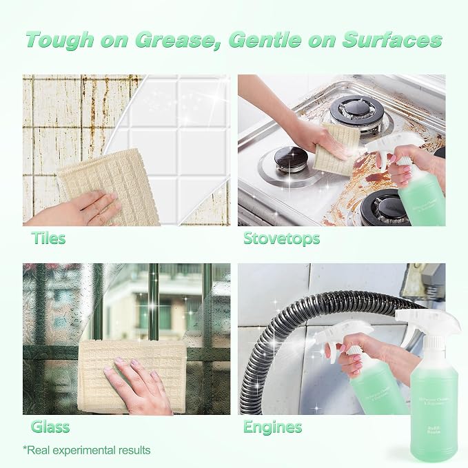 Kitchen Cleaner Spray, All Purpose Cleaner Kit, StoveTop Cleaner, Countertops - Image 4
