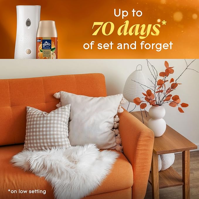 Glade Automatic Spray Refill, Pumpkin & Ginger, Scented Air Freshener - Image 6