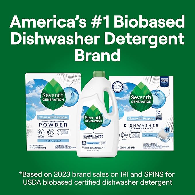 Seventh Generation Dishwasher Detergent Gel - Image 6