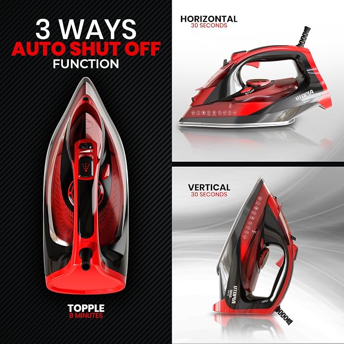 Utopia Home Steam Iron for Clothes - Image 5