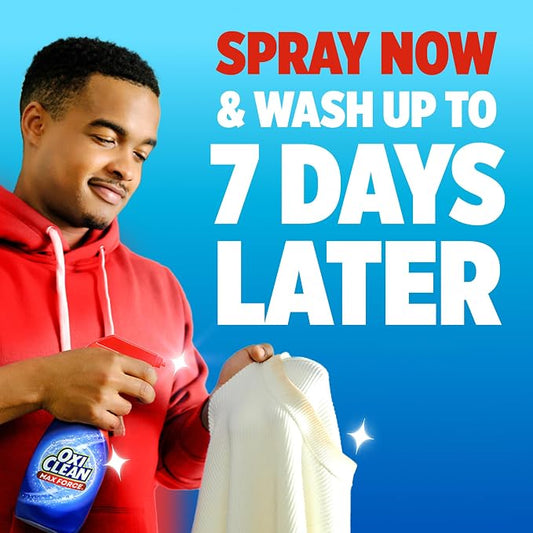 OxiClean Max Force Laundry Stain Remover Spray, Newborn & Baby Essentials - Image 2