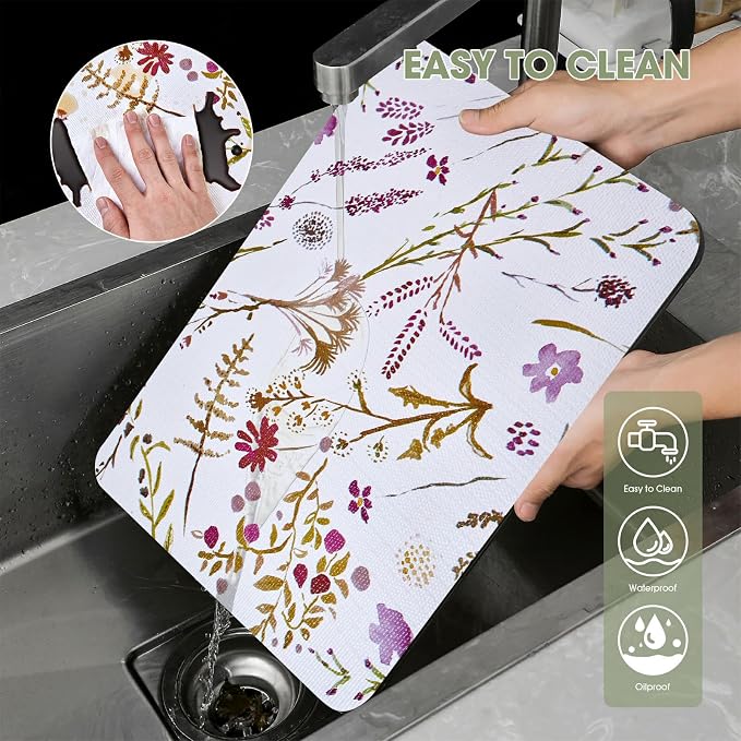 Drawer and Shelf Liner for Kitchen Cabinets, Non Adhesive, Non Slip Drawer - Image 4