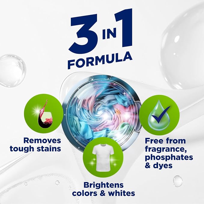 OxiClean Triple Action Free Versatile Stain Remover Powder, Use - Image 4