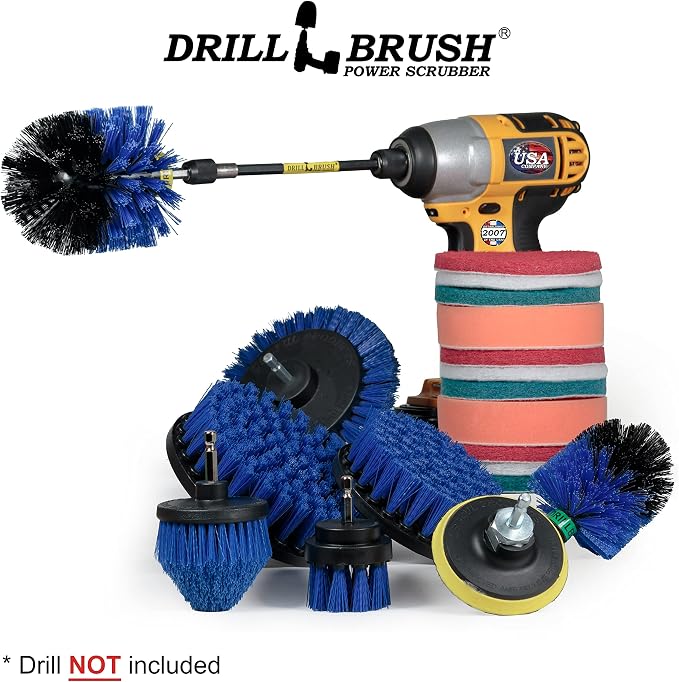 Drillbrush Stainless Steel Cleaning Brush Set, 21-Piece - Image 5