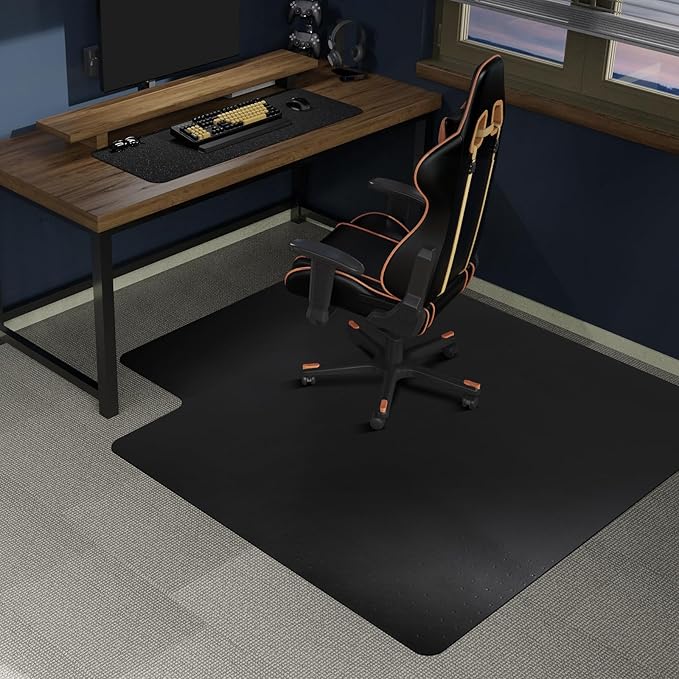 SALLOUS Office Chair Mat for Carpet, 48in x 36in Heavy Duty, Gaming Chair Mat by SALLOUS