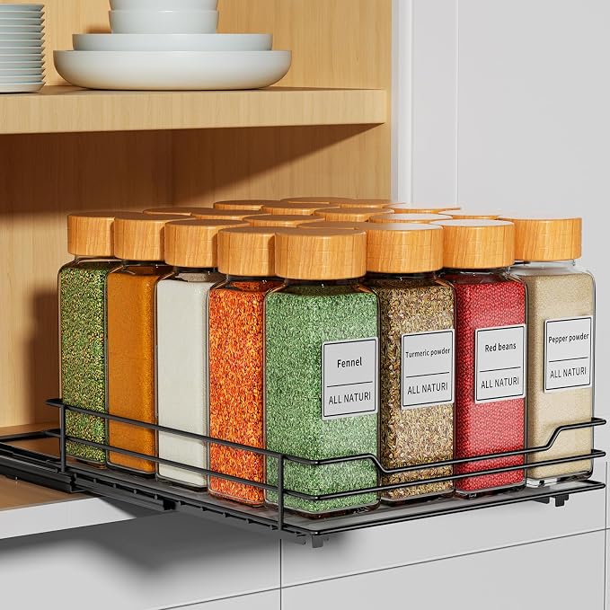 RCHYFEED Pull Out Spice Rack Organizer - Image 9