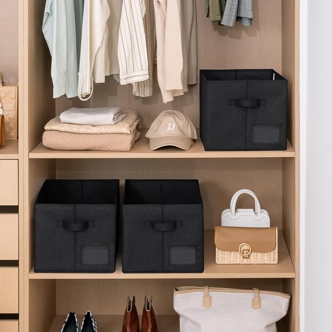 GRANNY SAYS Storage Baskets for Shelves, Fabric Storage Bins for Clothes - Image 4