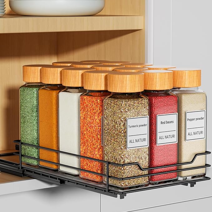 RCHYFEED Pull Out Spice Rack Organizer - Image 9