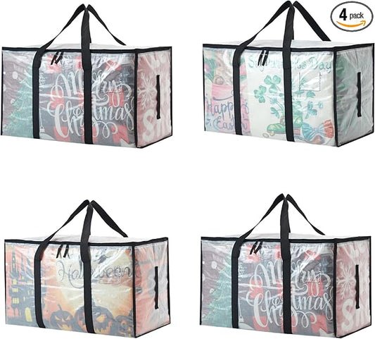 Heavy Duty 93L Stackable Storage Bins by Unknown