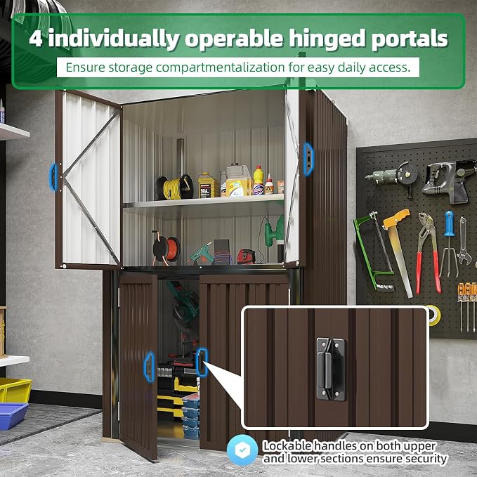 AECOJOY Outdoor Storage Cabinet Waterproof - Image 5